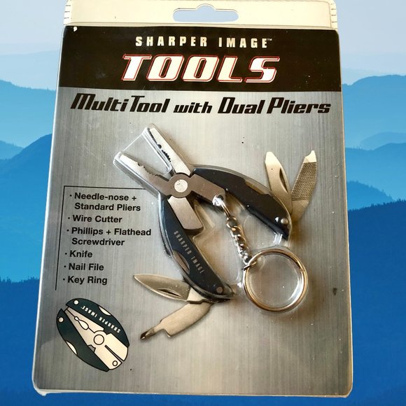 Sharper Image Other - Sharper Image Key Ring Chain Multi Tool with Dual Pliers New Sealed